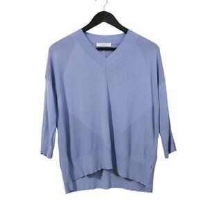 Tonet Italian V-neck 3/4 Sleeve Pullover Light Knit Sweater Size 44